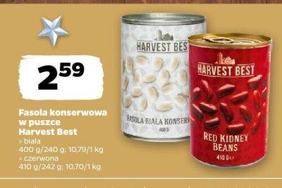 Fasola konserwowa w puszce Harvest Best czerwona promocja w Netto