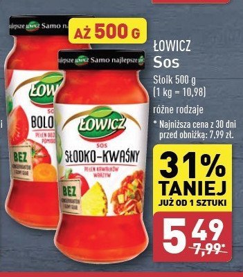 Sos boloński Łowicz promocja