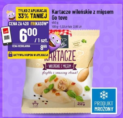 Kartacze wileńskie z mięsem Go tove promocja w POLOmarket