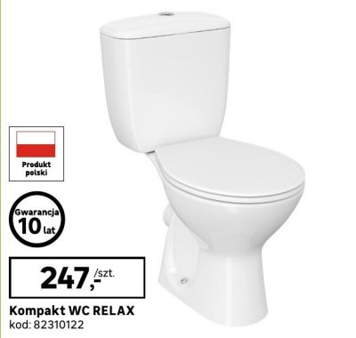 Kompakt WC RELAX promocja w Leroy Merlin