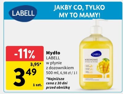 Mydło w płynie z dozownikiem promocja w Intermarche