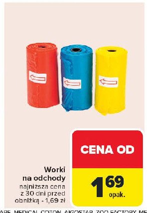 Worki na psie odchody promocja w Carrefour