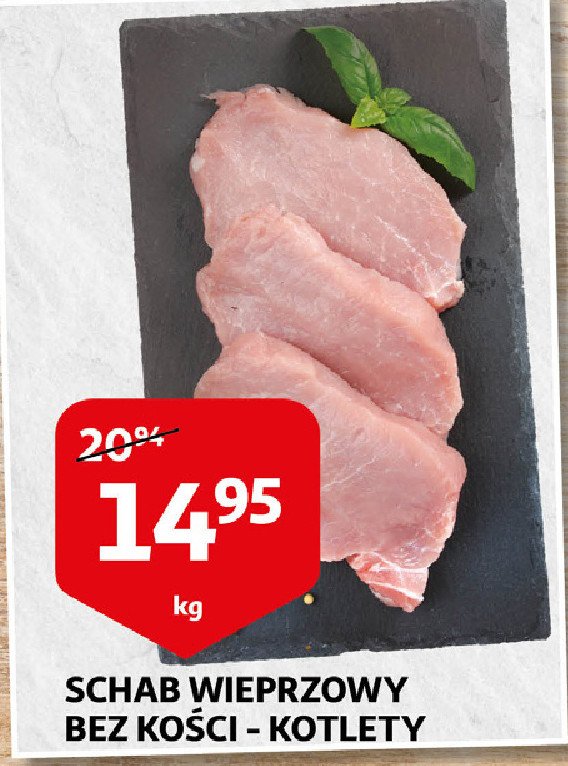 Schab wieprzowy bez kości kotlet promocja w SPAR
