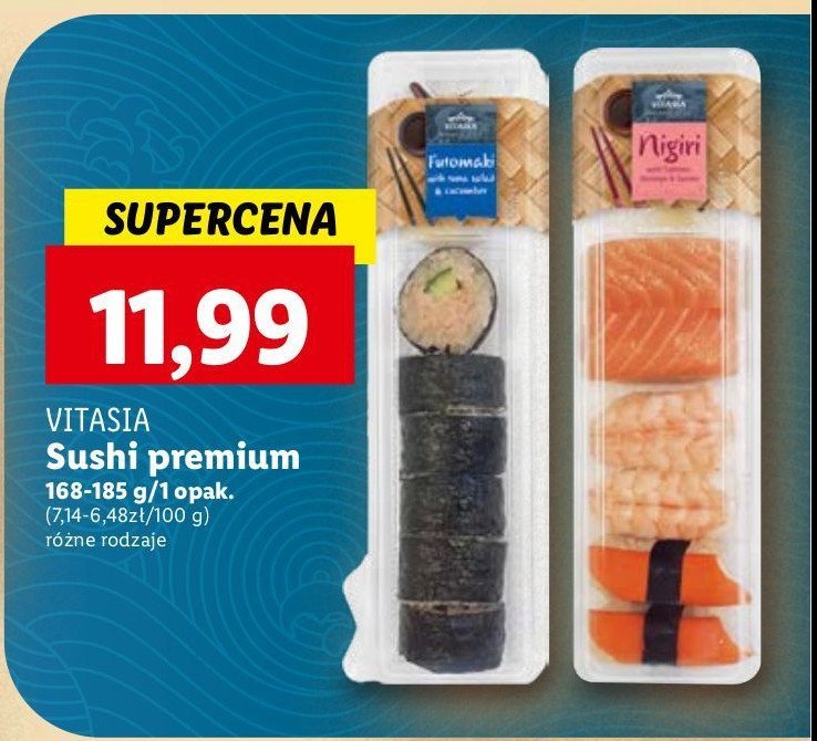 Sushi nigiri Vitasia promocja