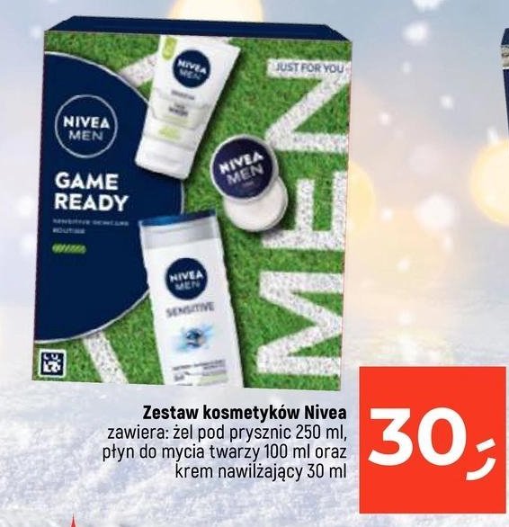 Zestaw w pudełku game ready Nivea men promocja w Dealz