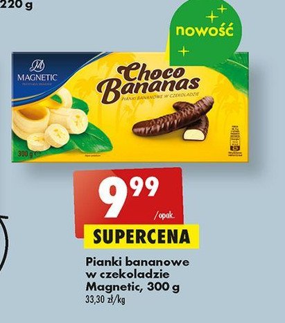 Pianki bananowe w czekoladzie Magnetic promocja