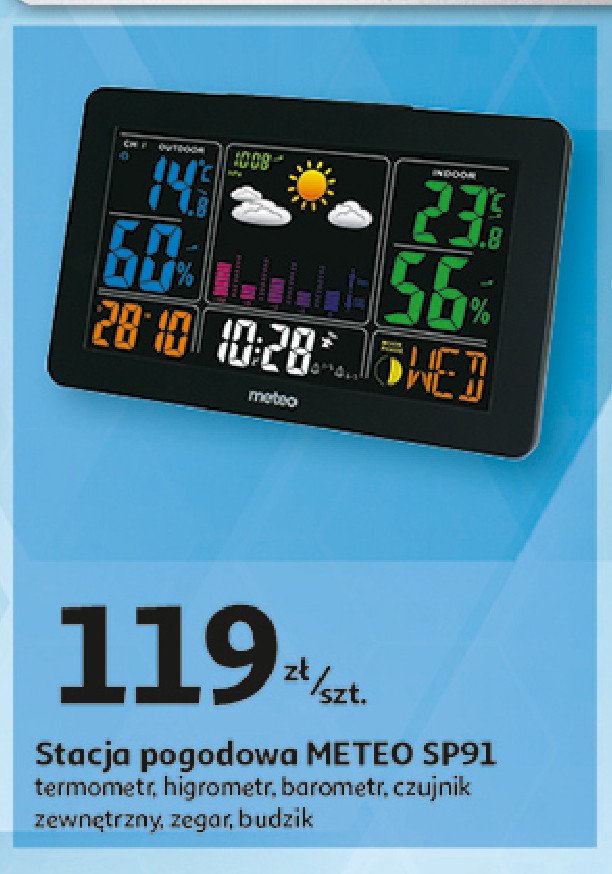 Stacja pogody sp91 Meteo promocja