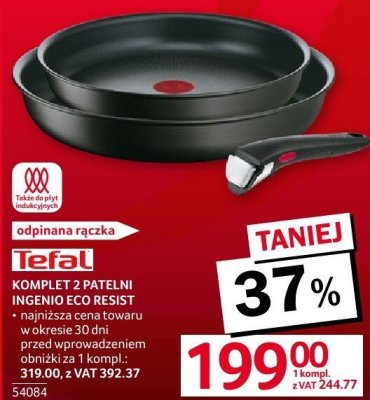 Komplet 2 patelni Ingenio Eco Resist Tefal promocja w Selgros