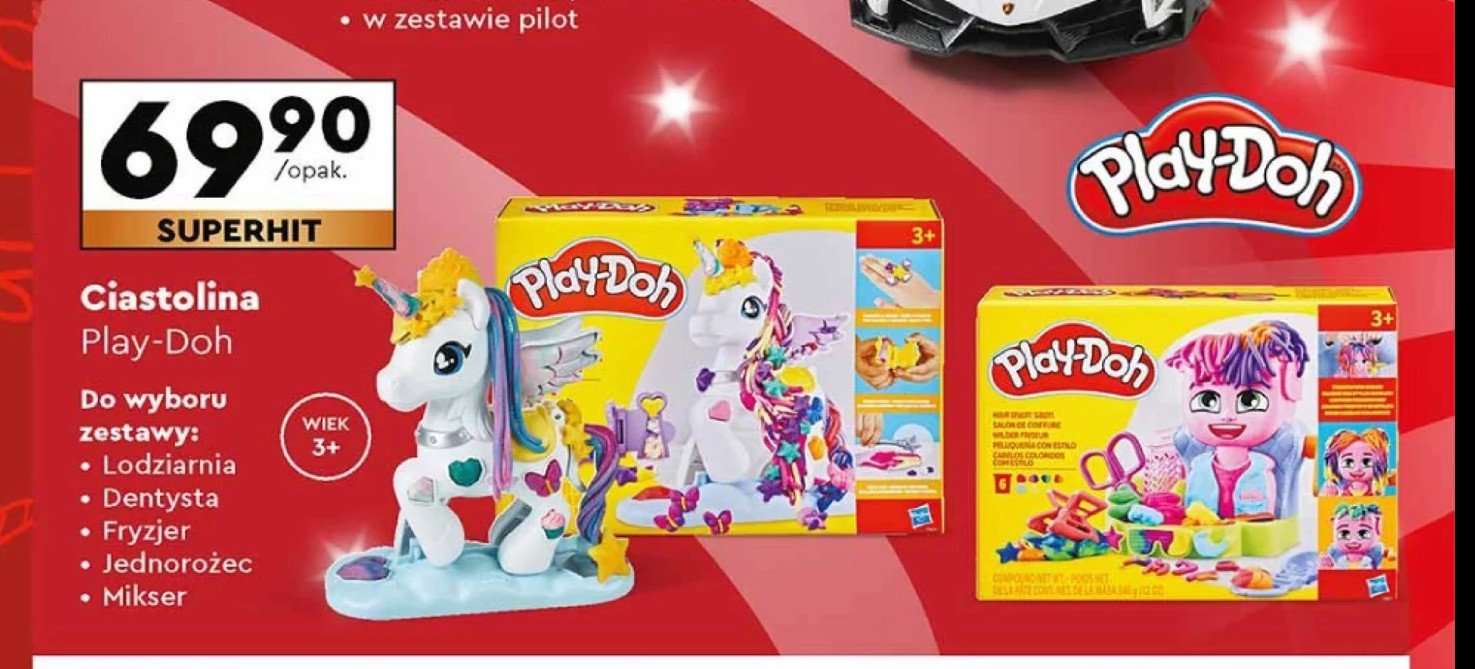 Przesłodki jednorożec ciastolina Play-doh promocja w Biedronka