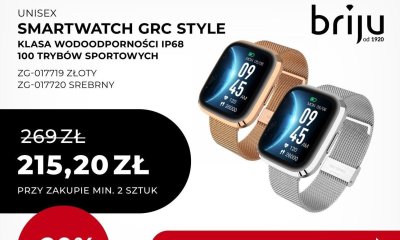 Zegarek Smartwatch GRC STYLE złoty unisex Garett promocja w Briju