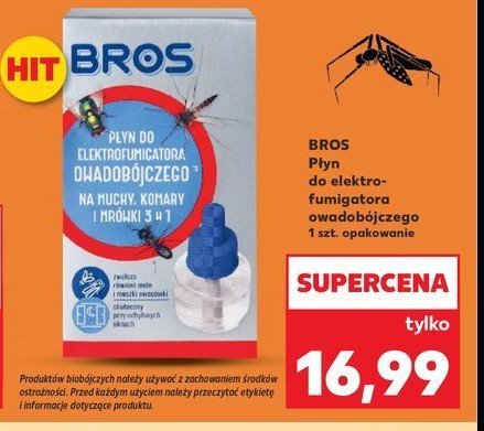 P艂yn do urz膮dze艅 elektrycznych na komary Bros promocja