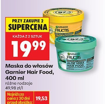 Maska do włosów Garnier Fructis, Hair Food promocja w Biedronka