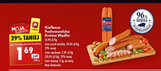 Kiełbasa podwawelska Kraina wędlin promocja