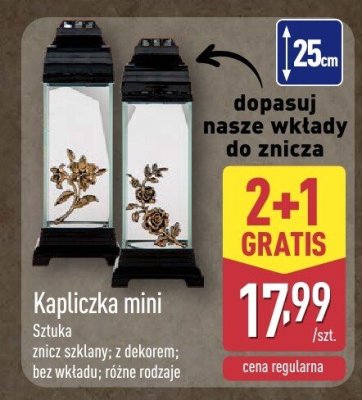Kaplicka mini 2+1 GRATIS promocja w Aldi