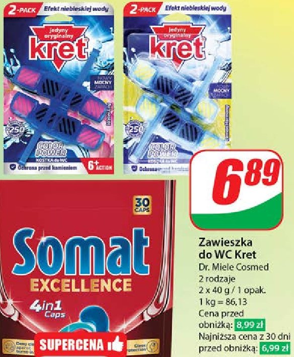 Zawieszka color power water lay Kret promocja w Dino