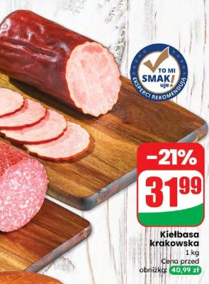 Kiełbasa krakowska promocja w Dino