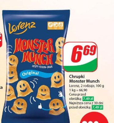 Chrupki Lorenz monster munch promocja