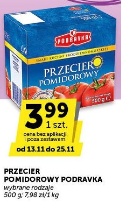 Przecier pomidorowy Podravka wybrane rodzaje promocja w ABC
