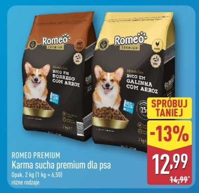 Karma sucha premium dla psa 2 kg promocja w Aldi