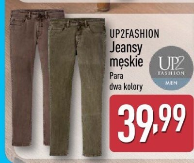 Jeansy męskie UP2FASHION para dwa kolory promocja w Aldi
