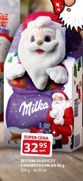 Czekoladki + maskotka miko艂aj Milka promocja