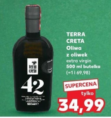 Oliwa z oliwek extra virgin TERRA CRETA promocja w Kaufland