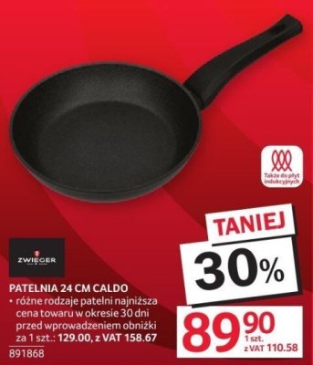 Patelnia ZWINGER 24 cm CALDO promocja w Selgros