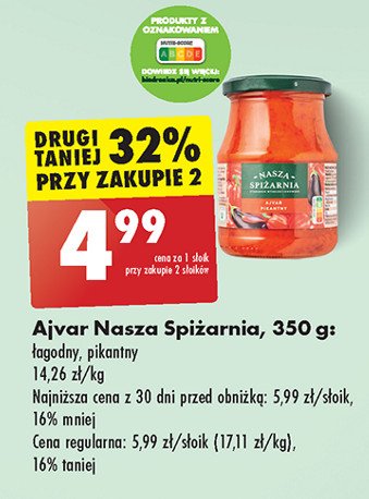 Ajvar pikantny Nasza spi偶arnia promocja
