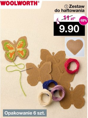 Zestaw do haftowania promocja w Woolworth