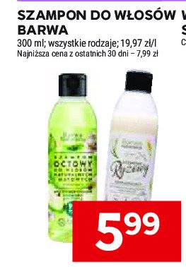 Szampon do włosów ryżowy Barwa naturalna promocja