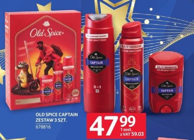 Zestaw Old Spice Captain 3 szt. promocja w Selgros