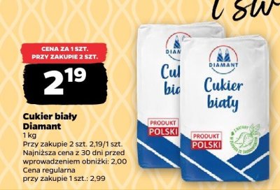 Cukier bia艂y EXTRA LINE MAXIMA promocja w Netto