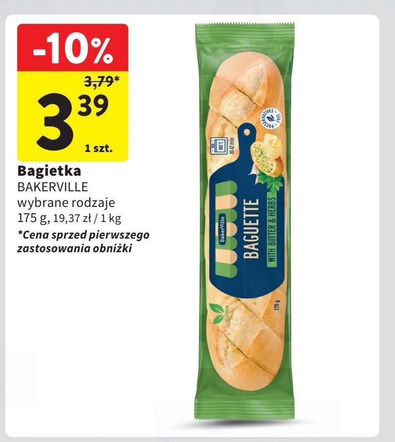 Bagietka z ziołami Bakerville promocja