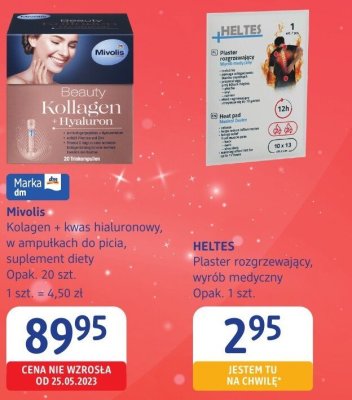 Plaster rozgrzewający HELTES wyrób medyczny promocja w Drogerie DM