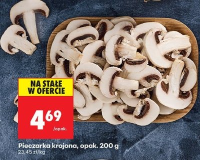 Pieczarka krojona, opak. 200 g promocja w Biedronka
