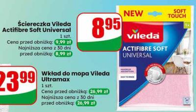 Ściereczka Vileda Actifibre Soft Universal promocja w Dino
