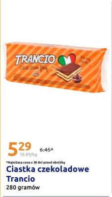 Ciastka czekoladowe Trancio promocja w Action