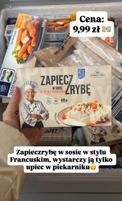 Zapiecz rybę w sosie w stylu francuskim  promocja w Dino
