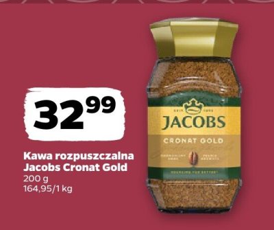 Kawa rozpuszczalna Jacobs Cronat Gold promocja w Netto