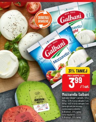 Ser Mozzarella Galbani promocja w POLOmarket