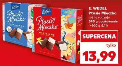 Czekolada Ptasie Mleczko, różne rodzaje promocja w Kaufland