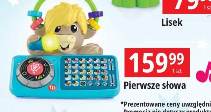 Zabawka edukacyjna jak literki i słówka Fisher-price promocja