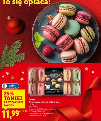 Zestaw makaroników z nadzieniem promocja w Lidl