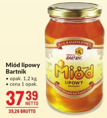 Miód lipowy Bartnik promocja w Makro