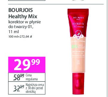 Korektor do twarzy 001 Bourjois healthy mix promocja