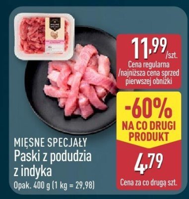 Paski z podudzia z indyka promocja w Aldi