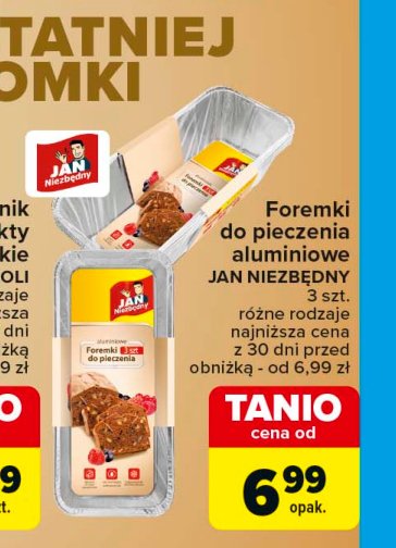 Foremka aluminiowa do pieczenia Jan niezbędny promocja