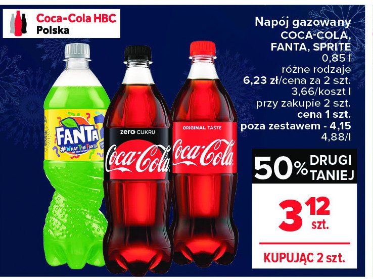 Nap贸j jab艂kowy Fanta zero promocja