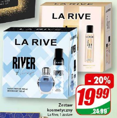 Zestaw w pudełku river of love dezodorant 150 ml + woda toaletowa 100 ml La rive zestawy promocja