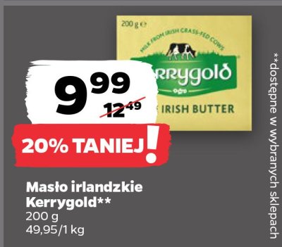 Masło irlandzkie 200 g promocja w Netto